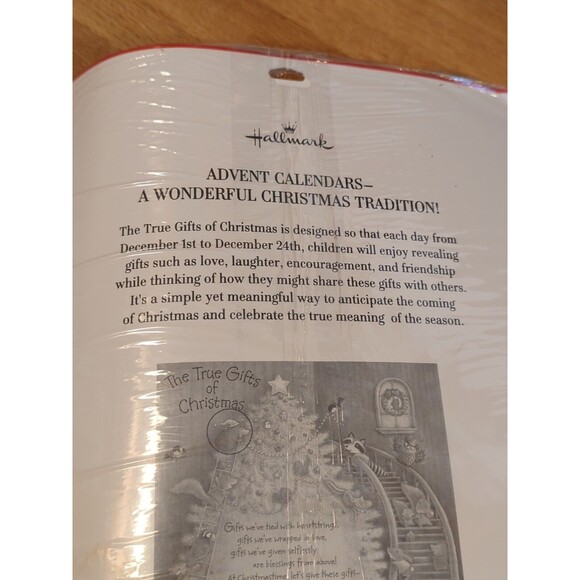 Hallmark Advent Calendar The True Gifts of Christmas Flaps Messages Vintage - Picture 9 of 9